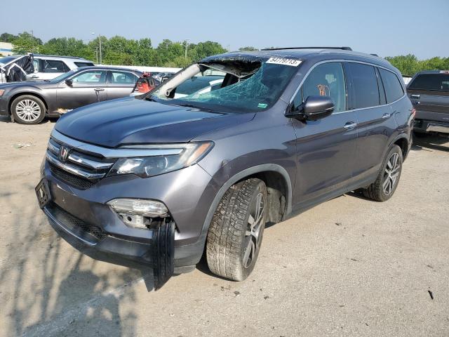 5FNYF6H96GB107427 - 2016 HONDA PILOT TOURING GRAY photo 1