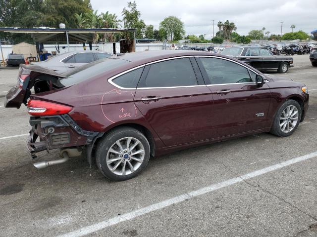 3FA6P0PU5JR268015 - 2018 FORD FUSION SE PHEV MAROON photo 3