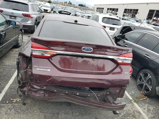 3FA6P0PU5JR268015 - 2018 FORD FUSION SE PHEV MAROON photo 6