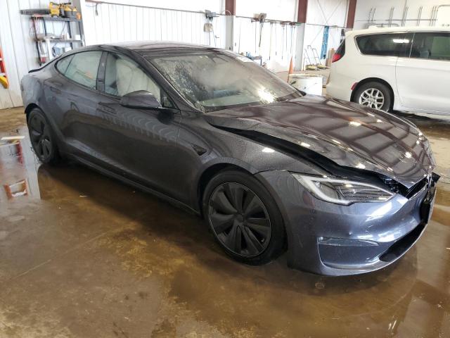 5YJSA1E52PF527601 - 2023 TESLA MODEL S CHARCOAL photo 4