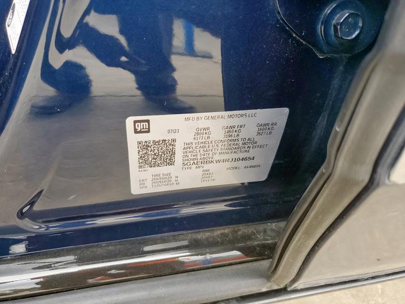 5GAERBKW4RJ104654 - 2024 BUICK ENCLAVE ESSENCE ლურჯი ფოტო 13