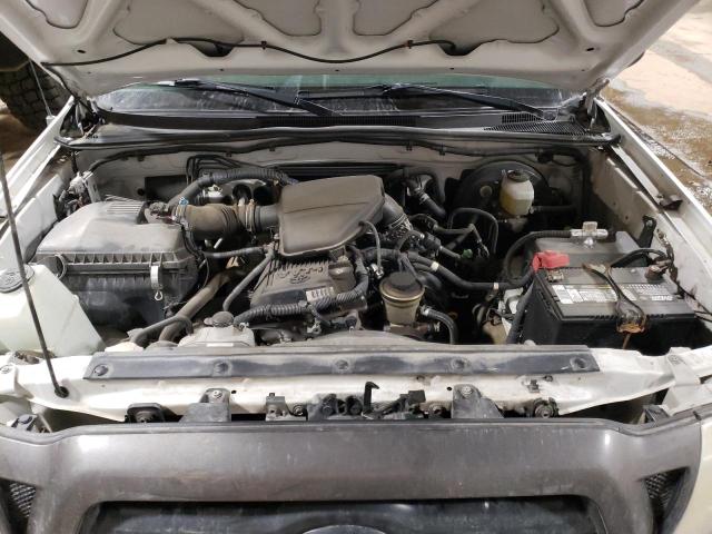5TEUX42N45Z136717 - 2005 TOYOTA TACOMA ACCESS CAB თეთრი ფოტო 11