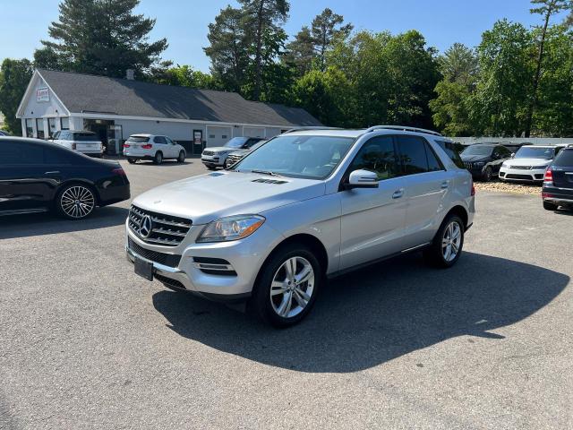 4JGDA5HB1EA423023 - 2014 MERCEDES-BENZ ML 350 4MATIC SILVER photo 1