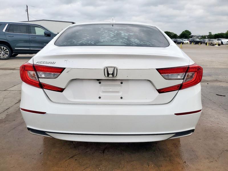 1HGCV1F11KA101275 - 2019 HONDA ACCORD LX Weiß Foto 6