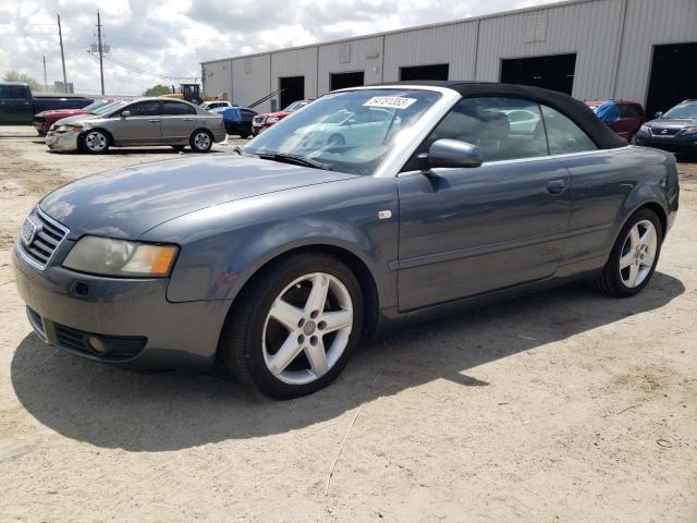 WAUDT48H95K010450 - 2005 AUDI A4 QUATTRO CABRIOLET GRAY photo 1