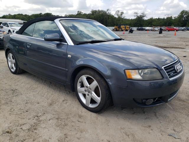 WAUDT48H95K010450 - 2005 AUDI A4 QUATTRO CABRIOLET GRAY photo 4