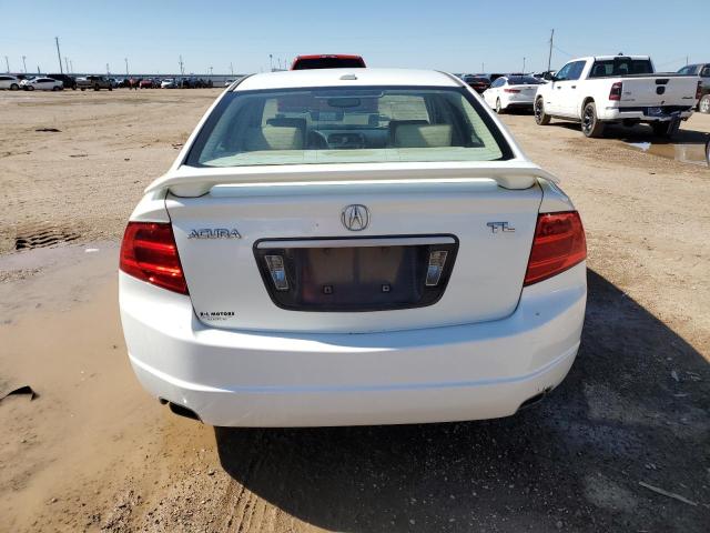 19UUA66285A078765 - 2005 ACURA TL WHITE photo 6