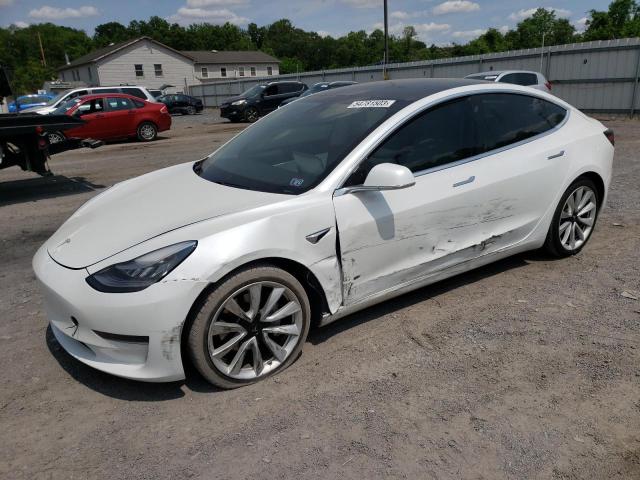 5YJ3E1EA6LF798001 - 2020 TESLA MODEL 3 WHITE photo 1