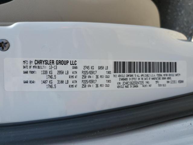 2C4RC1BG2ER247225 - 2014 CHRYSLER TOWN & COU TOURING 白色 照片 14