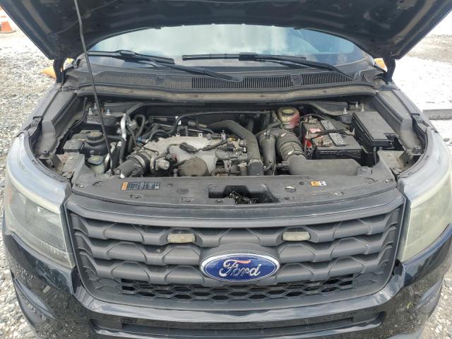 1FM5K8AT9GGA37228 - 2016 FORD EXPLORER POLICE INTERCEPTOR BLACK photo 12