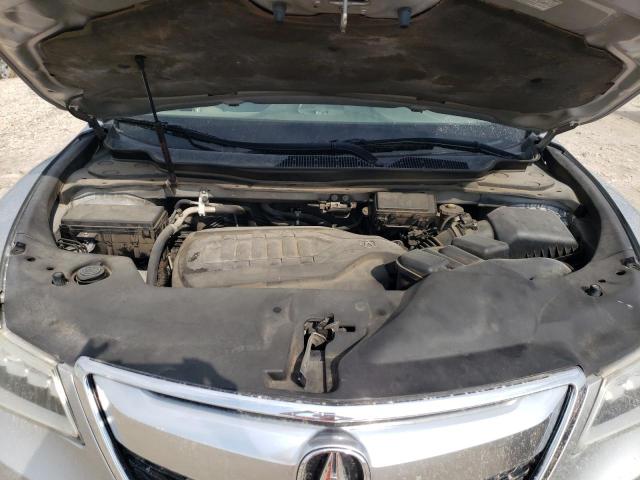 5FRYD3H25EB011887 - 2014 ACURA MDX SILVER photo 12