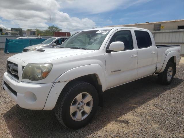 3TMKU4HN0AM023541 - 2010 TOYOTA TACOMA DOUBLE CAB PRERUNNER LONG BED WHITE photo 1