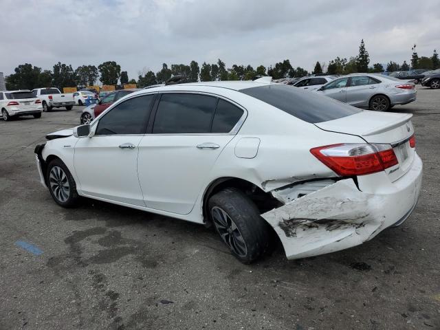 1HGCR6F59EA000249 - 2014 HONDA ACCORD HYBRID EXL WHITE photo 2