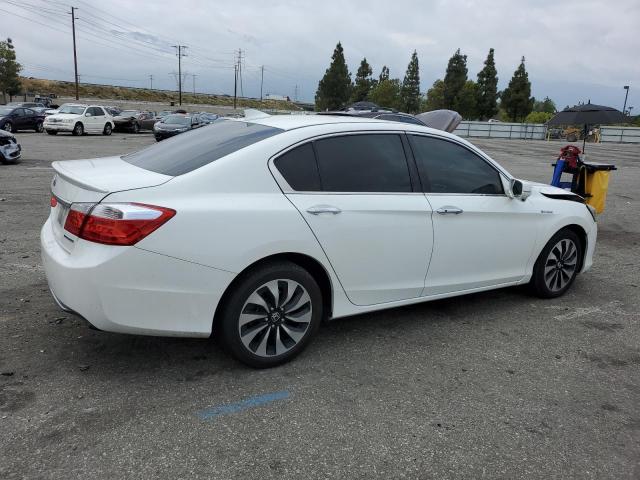 1HGCR6F59EA000249 - 2014 HONDA ACCORD HYBRID EXL WHITE photo 3