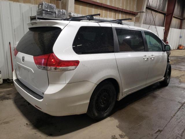 5TDJK3DC9ES080214 - 2014 TOYOTA SIENNA LE WHITE photo 3