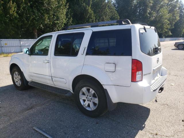 5N1AR18W55C720324 - 2005 NISSAN PATHFINDER LE WHITE photo 2
