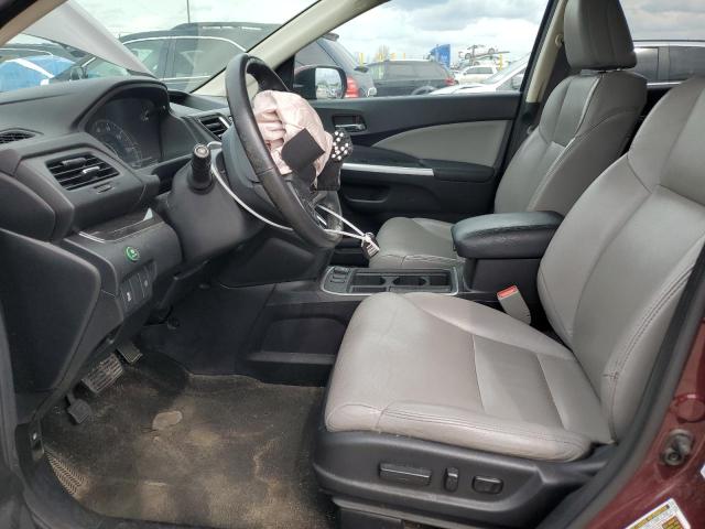 2HKRM4H70GH657527 - 2016 HONDA CR-V EXL Burgund zdjęcie 7