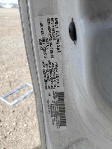 ZFBERFAT0F6A24186 - 2015 RAM PROMASTER WHITE photo 12