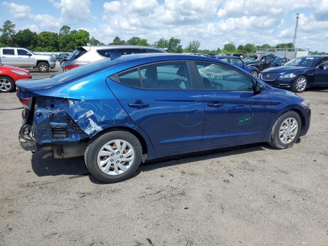 5NPD74LF3JH373767 - 2018 HYUNDAI ELANTRA SE BLUE photo 3