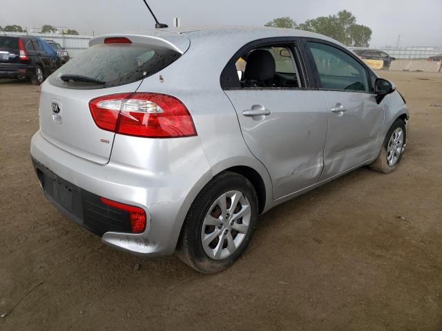 KNADM5A30G6646218 - 2016 KIA RIO LX SILVER photo 3