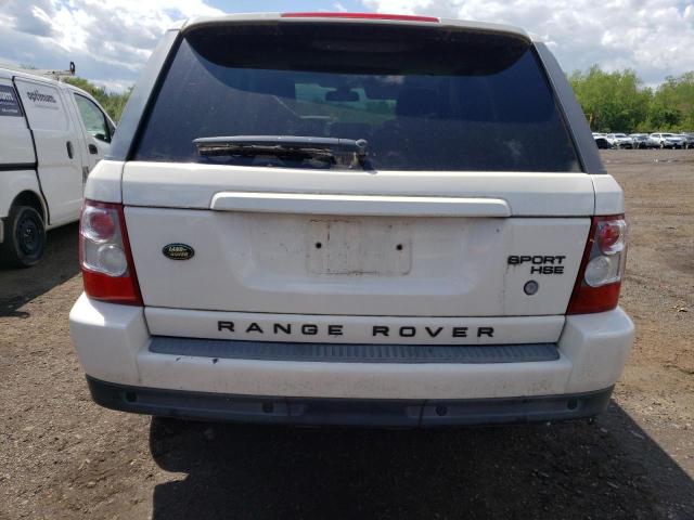 SALSK25489A190897 - 2009 LAND ROVER RANGE ROVE HSE WHITE photo 6
