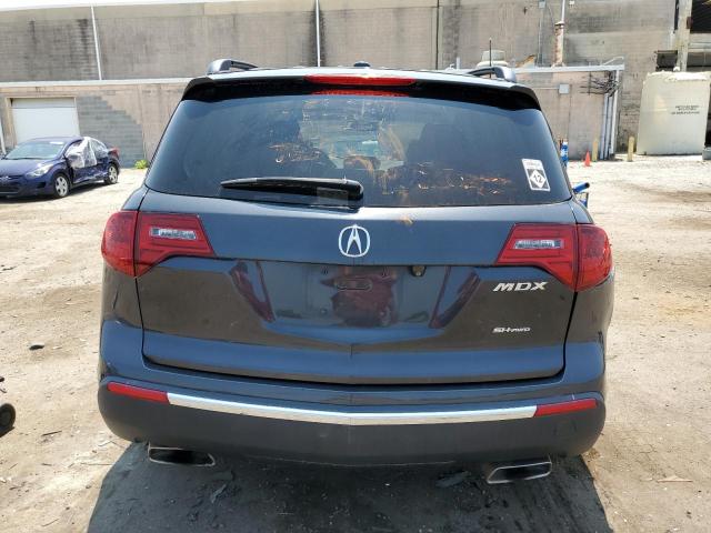 2HNYD2H60DH510307 - 2013 ACURA MDX ADVANCE BLACK photo 6