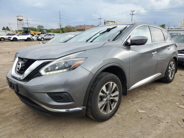 5N1AZ2MH0JN167562 - 2018 NISSAN MURANO S GRAY photo 1