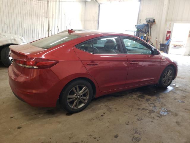 5NPD84LF2HH067196 - 2017 HYUNDAI ELANTRA SE RED photo 3