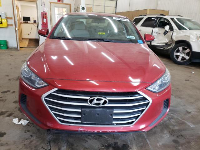 5NPD84LF2HH067196 - 2017 HYUNDAI ELANTRA SE RED photo 5