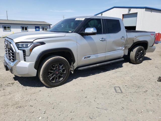 5TFMA5EC1NX003180 - 2022 TOYOTA TUNDRA CREWMAX PLATINUM SILVER photo 1