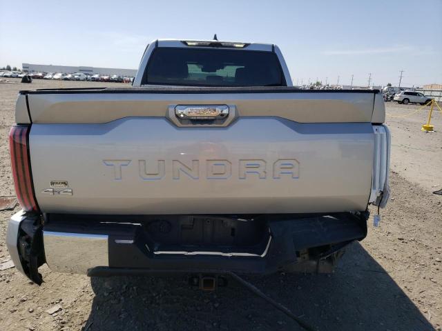 5TFMA5EC1NX003180 - 2022 TOYOTA TUNDRA CREWMAX PLATINUM SILVER photo 6