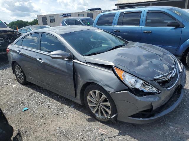 5NPEC4AC5EH912209 - 2014 HYUNDAI SONATA SE GRAY photo 4