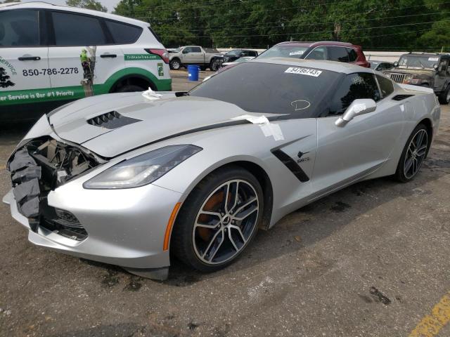 1G1YA2D74F5109665 - 2015 CHEVROLET CORVETTE STINGRAY 1LT SILVER photo 1