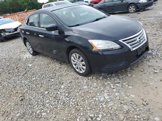 3N1AB7AP8FL661406 - 2015 NISSAN SENTRA S BLACK photo 4