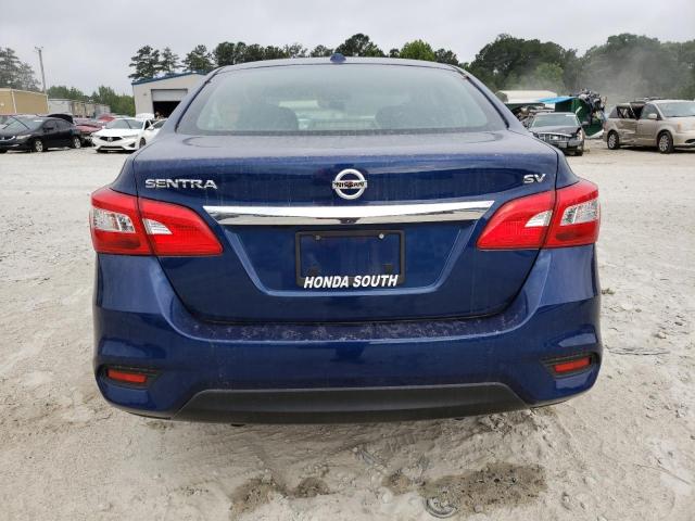 3N1AB7AP4KY432623 - 2019 NISSAN SENTRA S BLUE photo 6