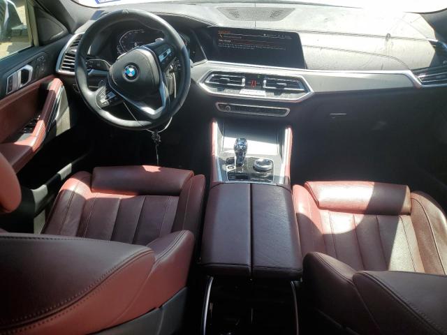 5UXCY6C01M9F47382 - 2021 BMW X6 XDRIVE40I WHITE photo 8