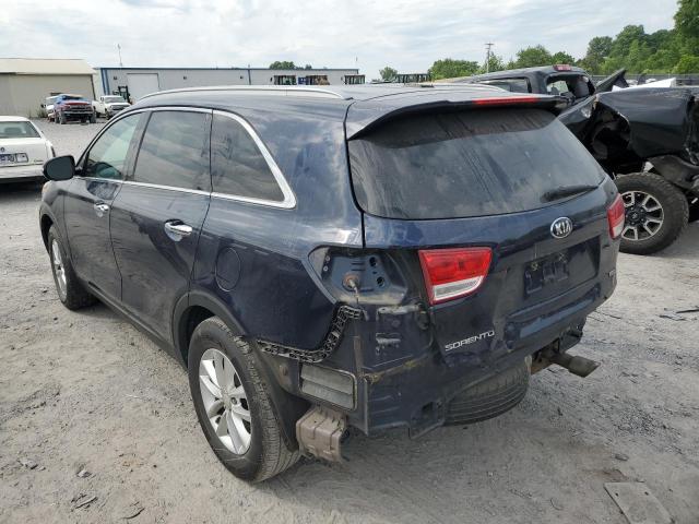 5XYPG4A31GG063185 - 2016 KIA SORENTO LX BLUE photo 2