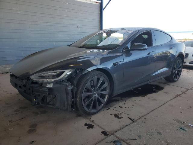 5YJSA1E26JF292259 - 2018 TESLA MODEL S GRAY photo 1