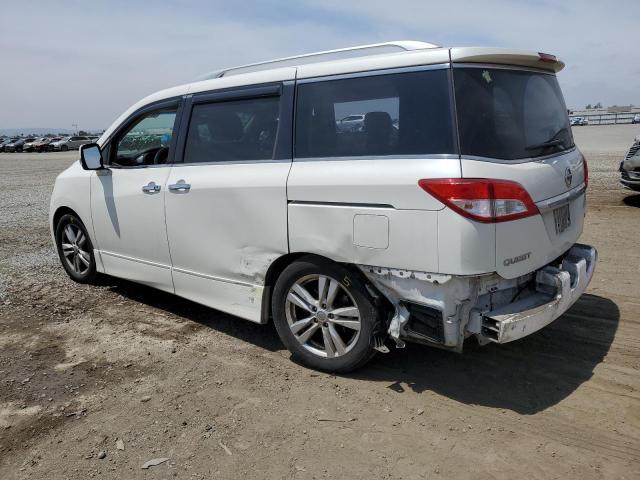 JN8AE2KP6E9107928 - 2014 NISSAN QUEST S WHITE photo 2