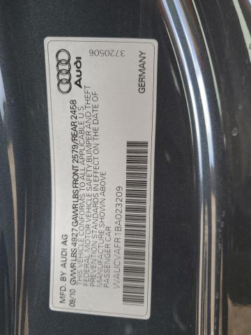 WAUCVAFR1BA023209 - 2011 AUDI S5 PREMIUM PLUS ლურჯი ფოტო 13