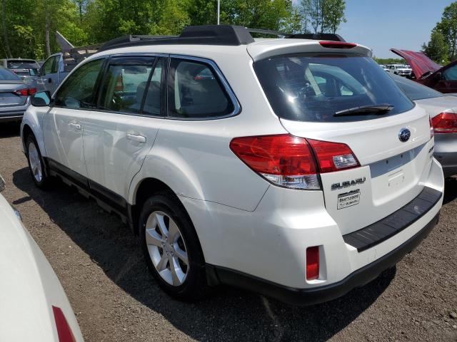 4S4BRBAC5E3280762 - 2014 SUBARU OUTBACK 2.5I WHITE photo 2