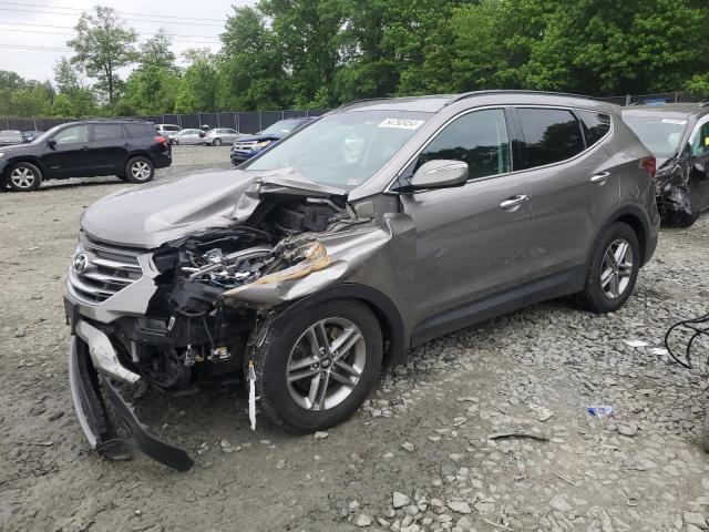 5NMZUDLB7JH107306 - 2018 HYUNDAI SANTA FE S GRAY photo 1