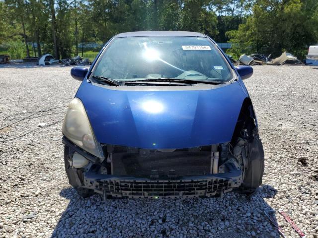 JHMGE8H3XDC030381 - 2013 HONDA FIT BLUE photo 5