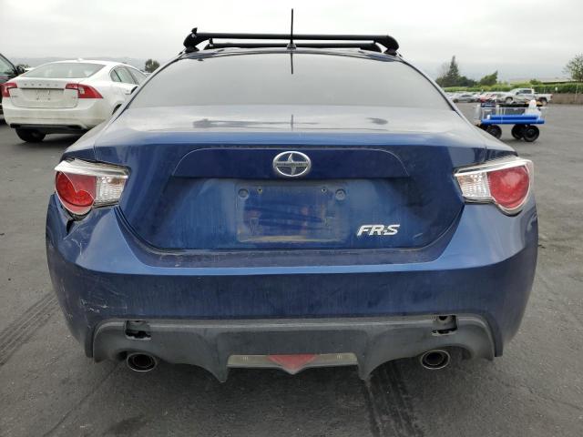 JF1ZNAA16D1706448 - 2013 TOYOTA SCION FR-S BLUE photo 6