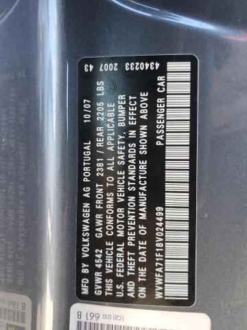 WVWFA71F18V024499 - 2008 VOLKSWAGEN EOS LUX 灰色 照片 13