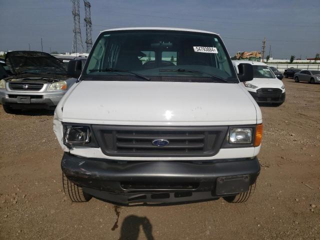 1FTNE14W77DA80413 - 2007 FORD ECONOLINE E150 VAN WHITE photo 5