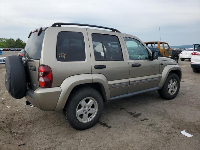 1J4GL48K67W705373 - 2007 JEEP LIBERTY SPORT TAN photo 3