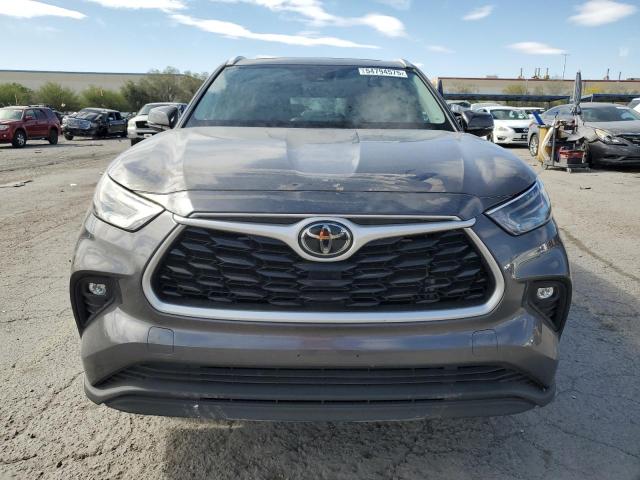 5TDGZRAH5NS130017 - 2022 TOYOTA HIGHLANDER XLE GRAY photo 5