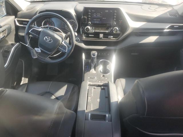 5TDGZRAH5NS130017 - 2022 TOYOTA HIGHLANDER XLE GRAY photo 8