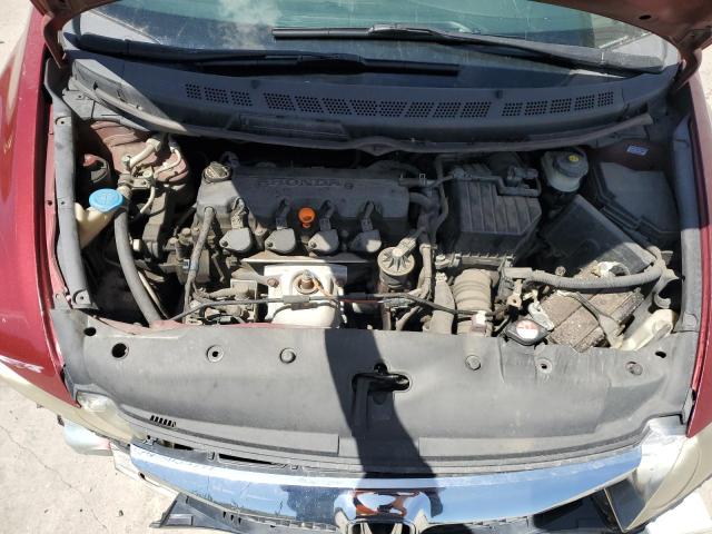2HGFA1F60AH541993 - 2010 HONDA CIVIC LX-S RED photo 11